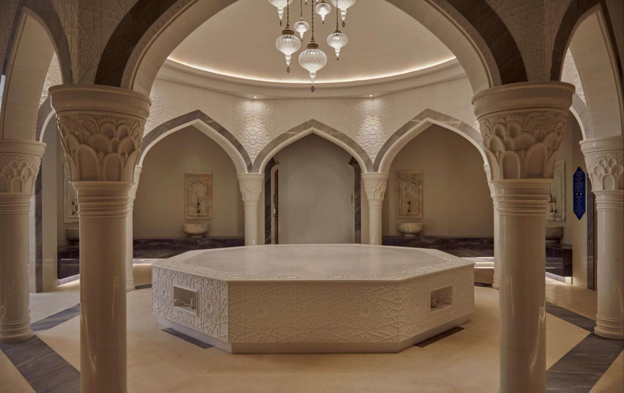 Hilton Salwa Beach Resort And Villas Abu Samra Εξωτερικό φωτογραφία The hammam at the Four Seasons Hotel, Amman